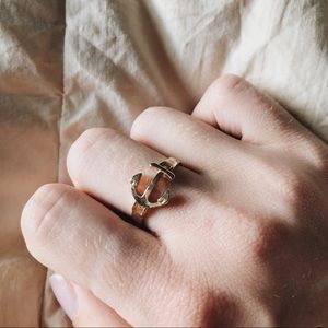 Gold Anchor Ring